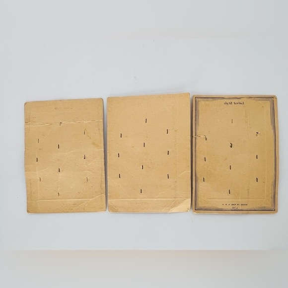 Vintage  “Latest Style” L/10 Clear buttons on original card 3 Cards 21 Buttons - Picture 5 of 9